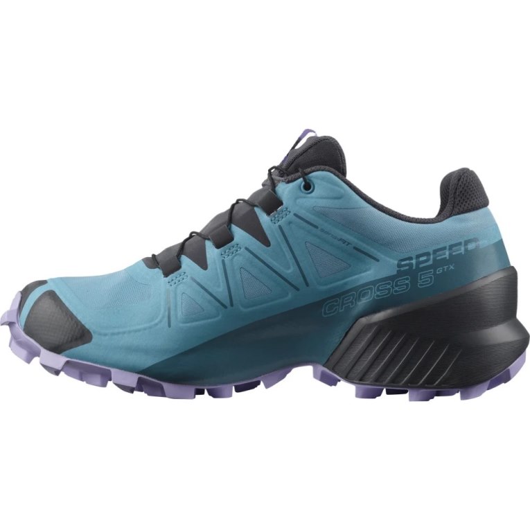 Turquoise Salomon Speedcross 5 GTX Women's Trail Running Shoes | PH 27948O